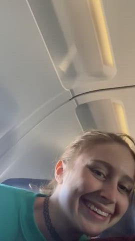 airplane blowjob laney grey public clip