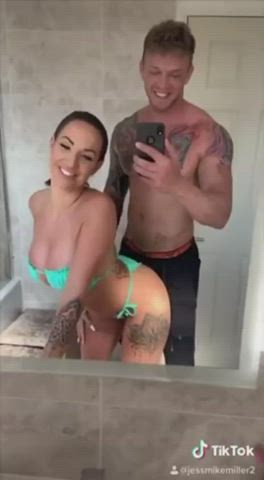 ass big tits natural tits clip