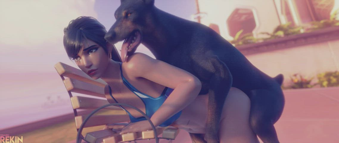 3D Doggystyle Ebony Rule34 clip