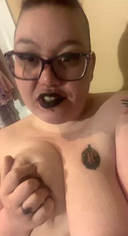 big tits goth tattoo spookyfatbrat urfavgothxx clip