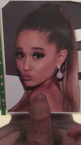 Ariana Grande Cum Tribute clip