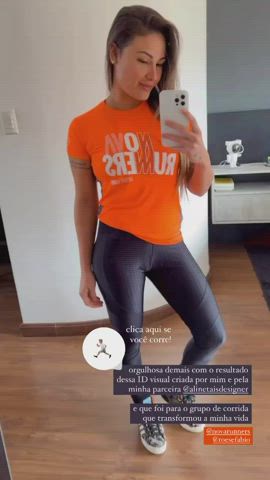 Fitness Gym Selfie clip