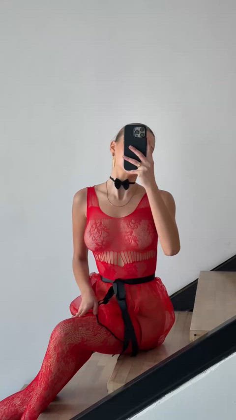 bodysuit fansly fishnet lingerie onlyfans see through clothing stockings clip