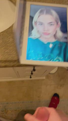 bwc blonde cock cum cumshot facial jerk off lips tribute clip