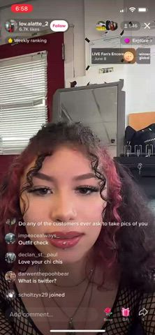 She’s a bikini barista