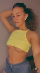 Do you want to cum on my tits? ??
