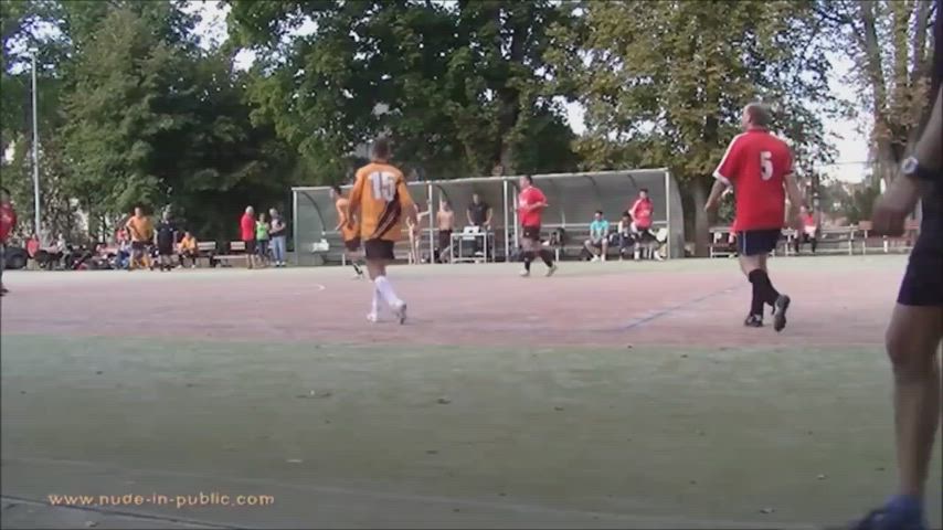 exhibitionist nude nudity sport clip