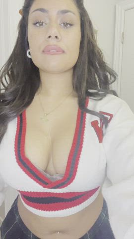 big tits boobs bouncing tits busty chubby erotic onlyfans teasing tits clip