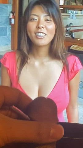 big tits gravure japanese jerk off tribute clip
