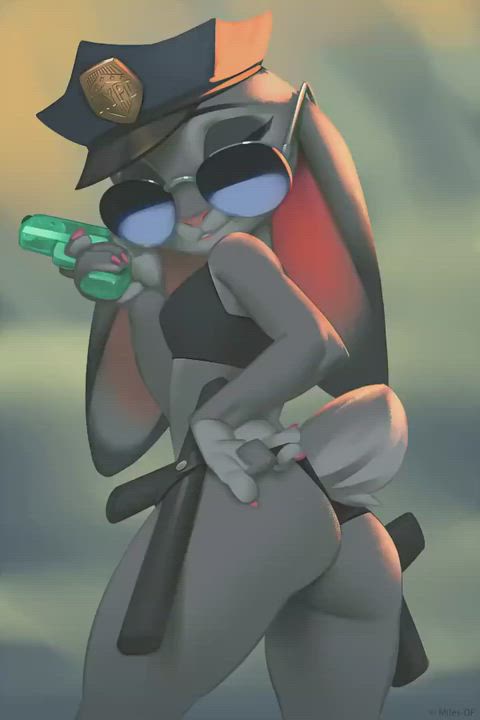 Animation Bunny Police clip