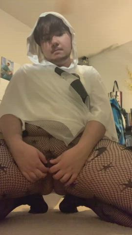 fishnet halloween trans clip