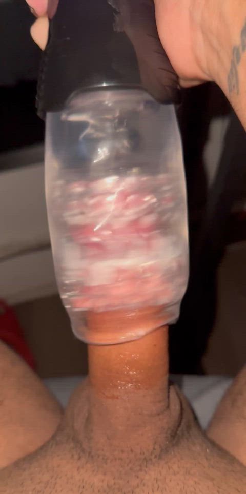 trying out new toys , cumshot at end