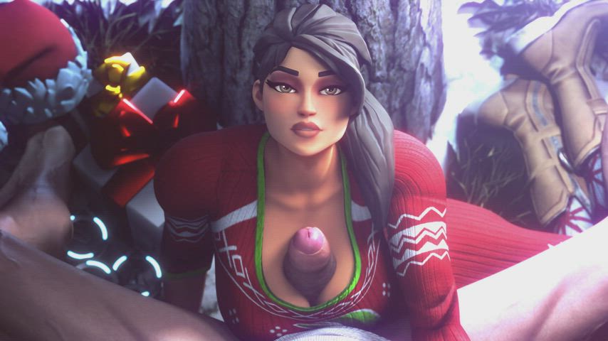 Christmas SFM Titty Fuck clip