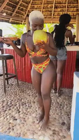 Beach Big Ass Ebony clip