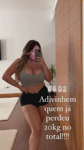big tits busty cleavage clip