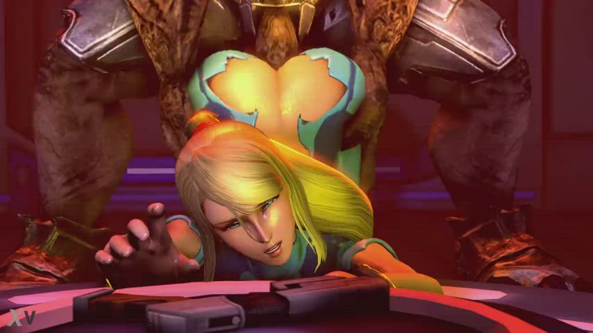 alien blonde doggystyle monster cock parody sfm clip
