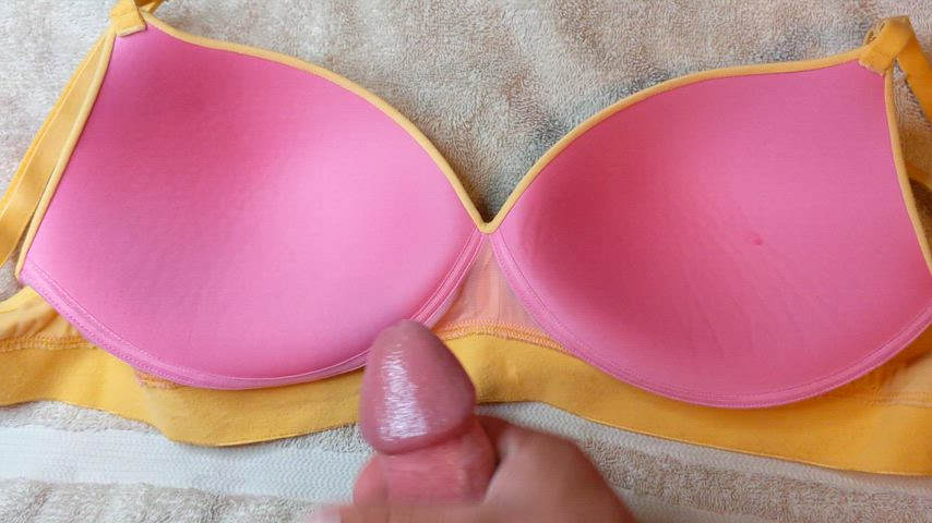 bra cum cumshot fetish clip