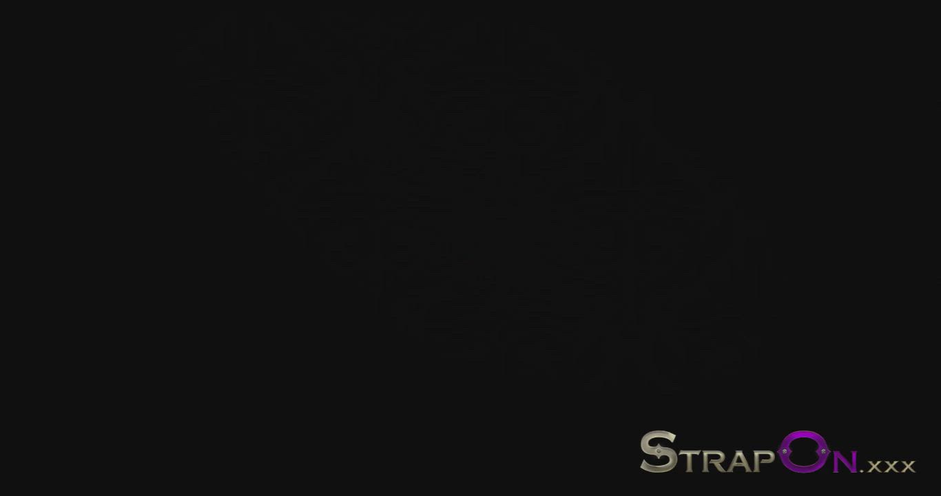 StrapOn Romantic double penetration with toys