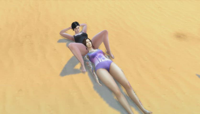 Choking Femdom Lesbian Smother Thighs clip