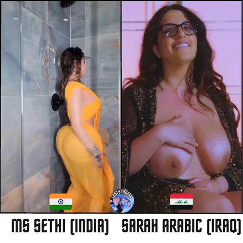 arab indian saree thick-booty clip