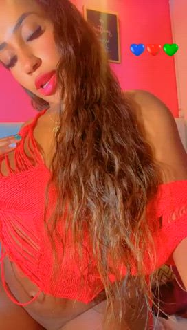 boobs camgirl ebony latina lingerie natural tits sensual tits webcam clip