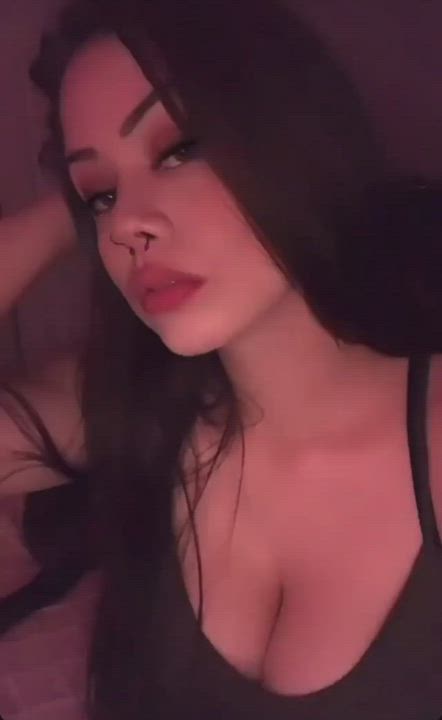 Eye Contact Lips Sucking clip