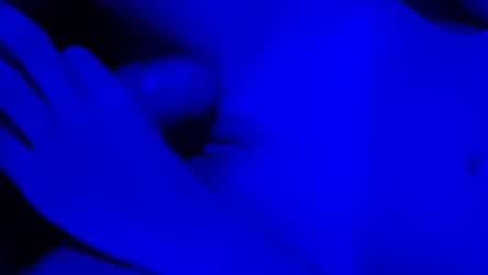 Blue Cum Cumshot Handjob clip