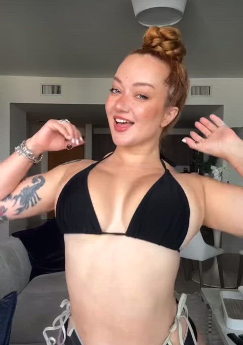 boobs emma magnolia redhead tiktok clip