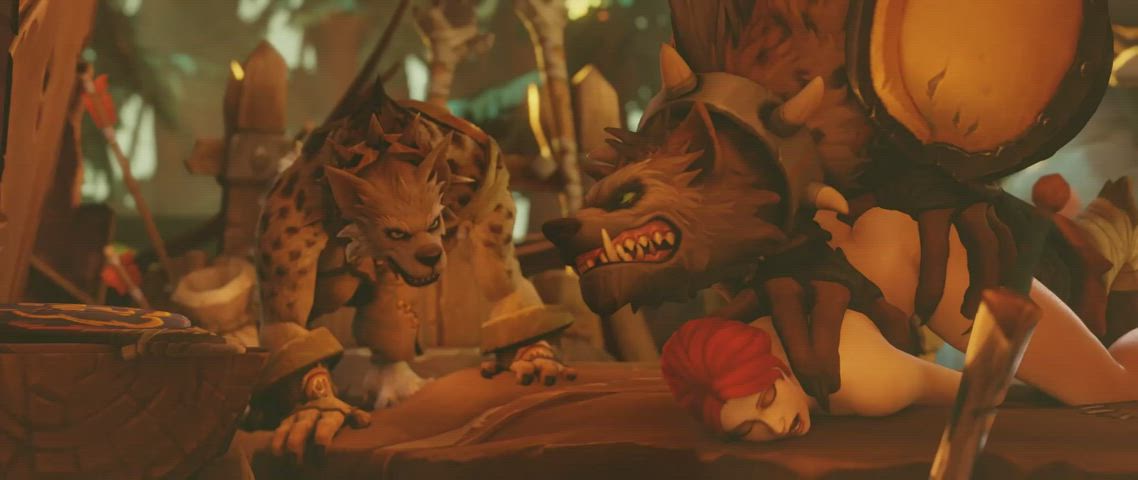 Rasberry fucked by Gnolls (ZMSFM)