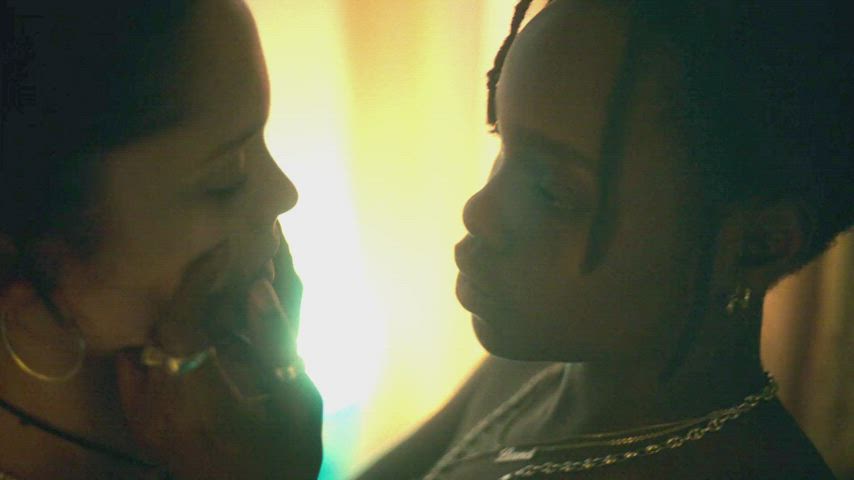 celebrity french interracial lesbian clip