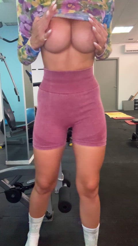 Show them in the gym for you