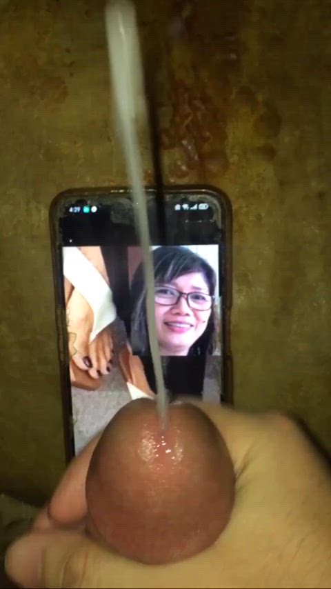 cum on feet cumshot feet fetish clip