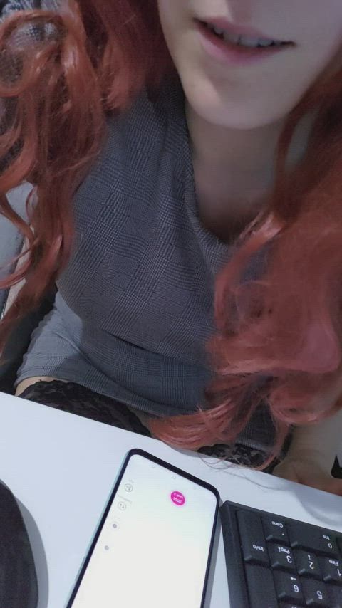 homemade latina masturbating office solo work clip