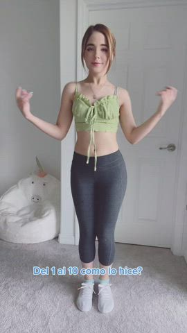 Dancing Latina TikTok clip