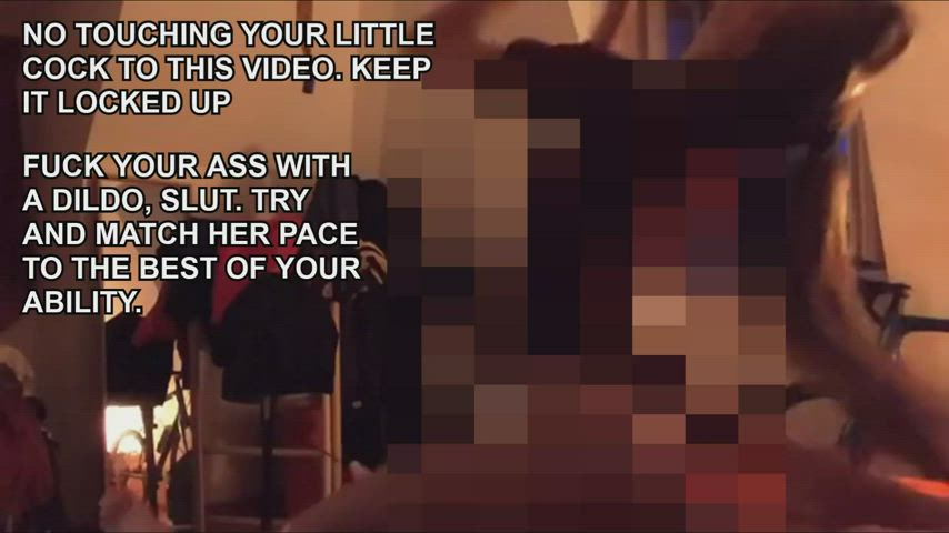 Censored Riding Sissy clip