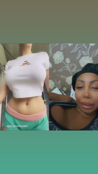 Boobs Dancing TikTok clip