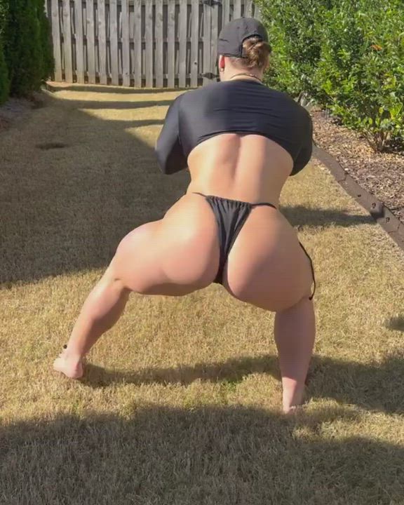 Bikini Fitness Muscular Girl Workout Wrestling clip