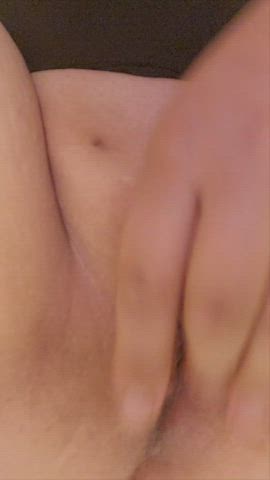 spreading wet pussy wet and messy clip