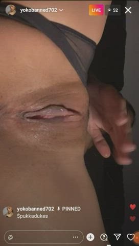 close up ebony fingering clip