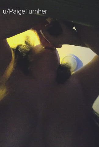 big dick big tits blowjob cum swallow sloppy tits clip