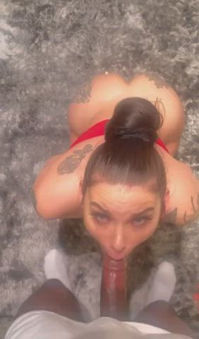 bbc blowjob deepthroat clip