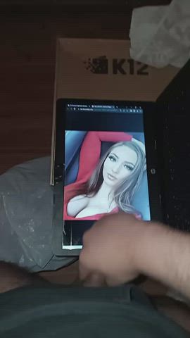 big tits cum cumshot facial tribute white girl clip